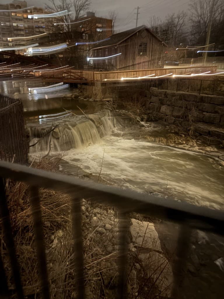 Waterfront view during a road trip